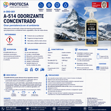 Odorizante concentrado