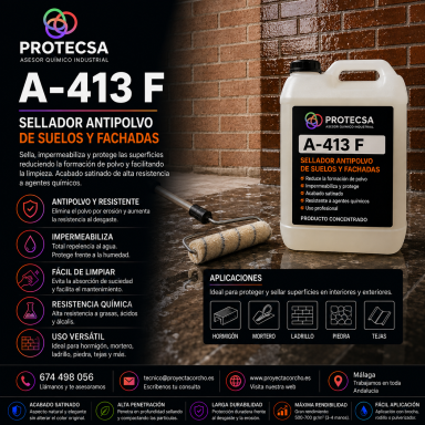 Sellador antipolvo obra
