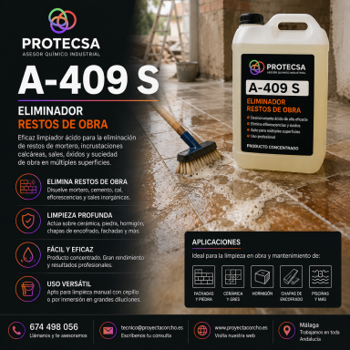 Limpiador de restos de obras