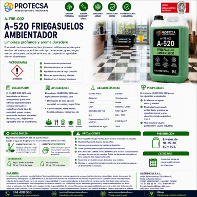 Fregasuelos ambientador